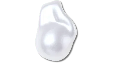 Jibbitz White Pear Baroque Pearl