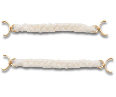 Jibbitz White Woven Sandal Chain 2 Pack In Red