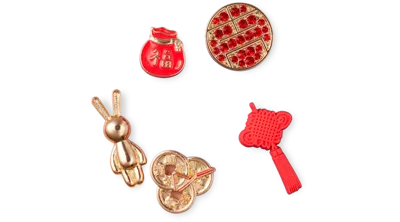 Jibbitz Year Of The Rabbit 5 Pack