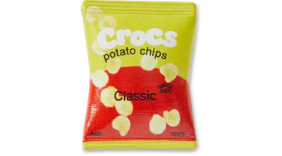 Jibbitz Yellow Red Chip Bag