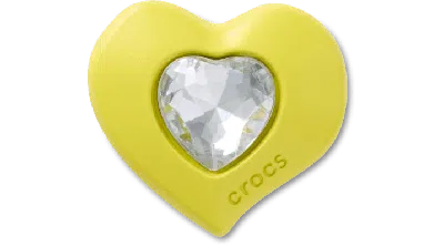 Jibbitz Yellow Smt Gem Heart