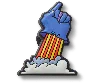 Jibbitz Yellow Sub Flying Glove