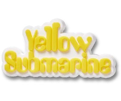 Jibbitz Yellow Submarine In Black