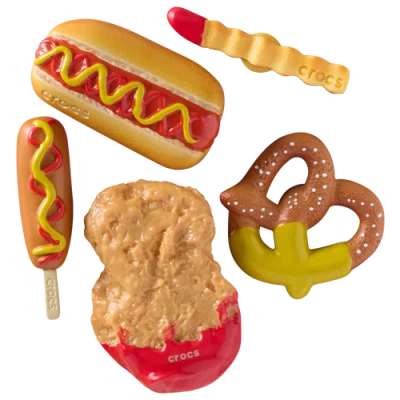 Jibbitz Youth   Yum Dipped Junk Food 5 Pack In Multi