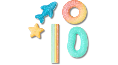 Jibbitz Yummy Colorful Candy 5 Pack In Animal Print