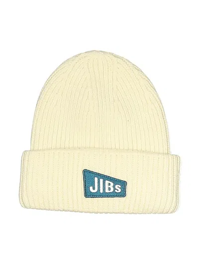 Pre-owned Jibs Life Beanie Hat In White