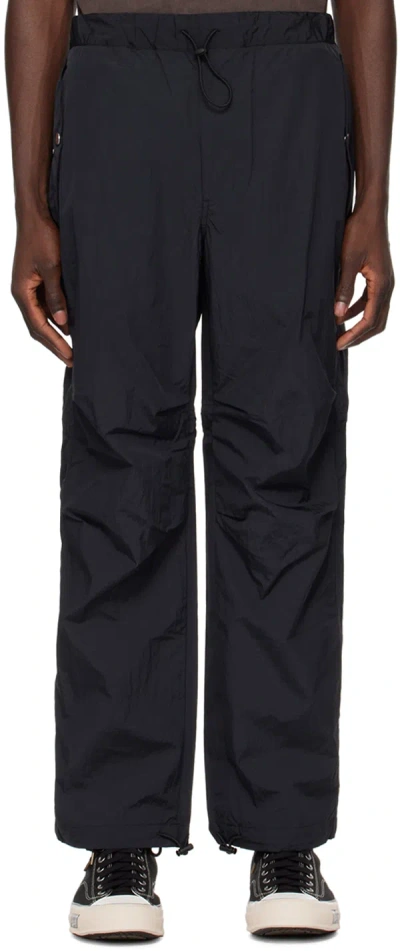 Jieda Black Three-pocket Trousers