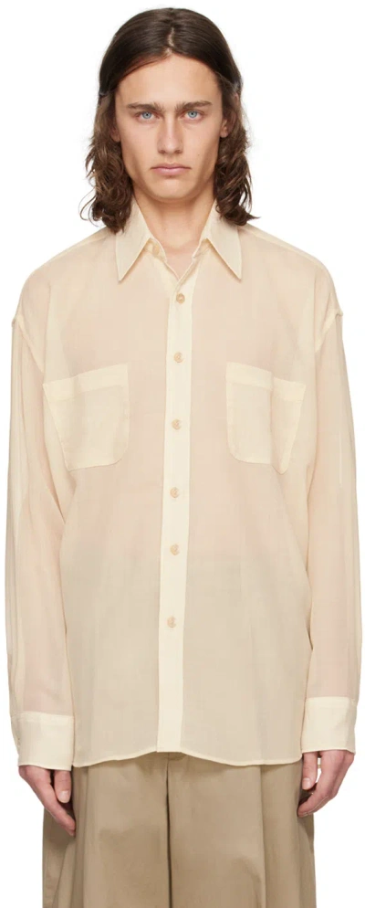 Jieda Off-white Oversized Shirt In Off White