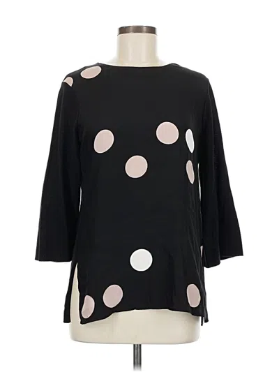 Pre-owned Jigsaw 3/4 Sleeve T-shirt In Black