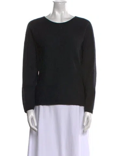 Pre-owned Jigsaw Cashmere Scoop Neck Sweater In Blue