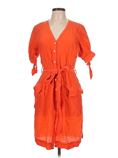 Pre-owned Jigsaw Casual Dress In Orange
