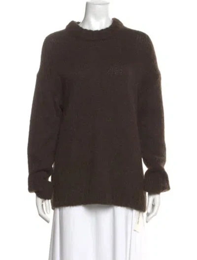 Pre-owned Jigsaw Crew Neck Sweater In Brown