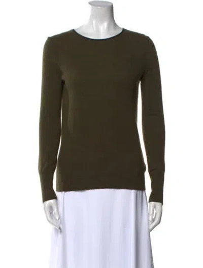 Pre-owned Jigsaw Crew Neck Sweater In Green