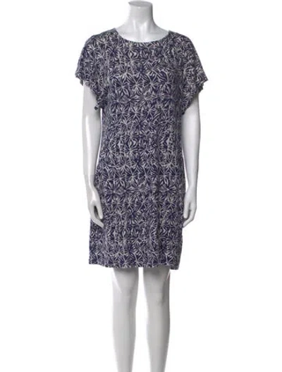 Pre-owned Jigsaw Linen Mini Dress In Blue