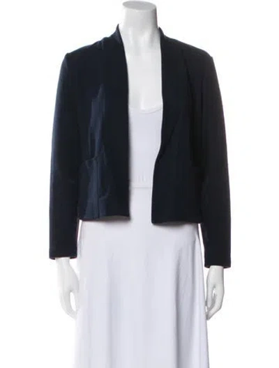 Pre-owned Jigsaw Open Front Sweater In Blue