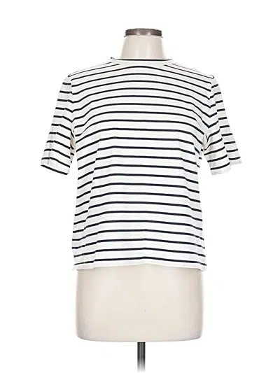 Pre-owned Jigsaw Short Sleeve Turtleneck In White