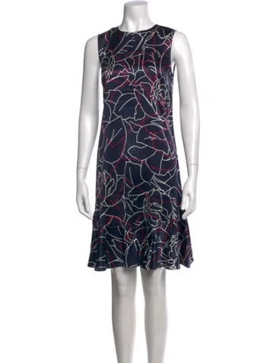 Pre-owned Jigsaw Silk Mini Dress In Blue
