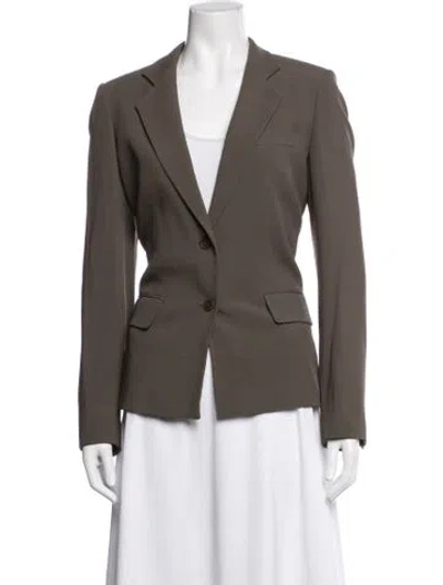 Pre-owned Jigsaw Wool Blazer In Green
