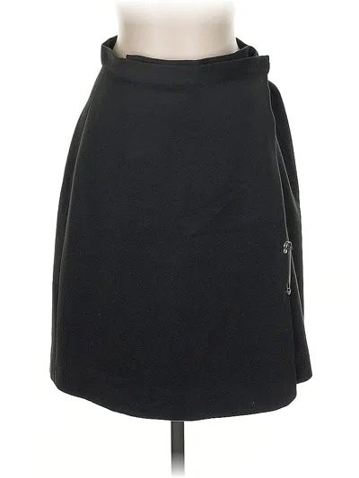 Pre-owned Jigsaw Wool Skirt In Green