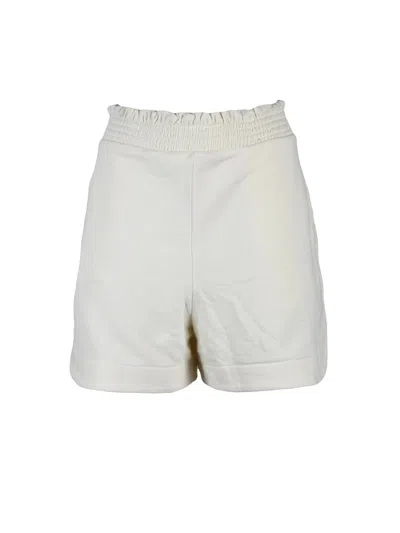 Jijil Butter Elastic High-waisted Shorts In Gray