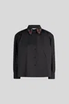 Jijil Camicia Corta Nera In Nero