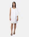 Jijil Dressed Dress  - 0001 - White
