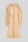 Jijil Giacca Lunga Safari In Brown