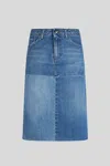 Jijil Gonna In Denim In As Shown In The Picture