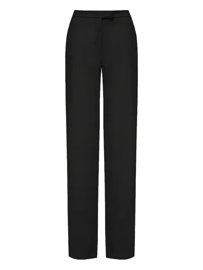 Jijil Jolie Straight-leg Trousers In Black
