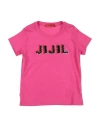 Jijil Jolie Toddler Girl T-shirt Fuchsia Size 4 Cotton In Pink