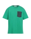 Jijil Man T-shirt Green Size 32 Cotton In Green