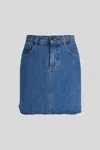 Jijil Minigonna In Denim In As Shown In The Picture