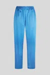 Jijil Pantalone Palazzo Satinato Blu Cobalto In As Shown In The Picture