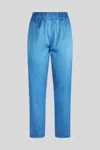 Jijil Pantalone Satinato Blu Cobalto In As Shown In The Picture