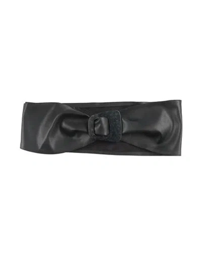Jijil Woman Belt Black Size S/m Polyester, Polyurethane
