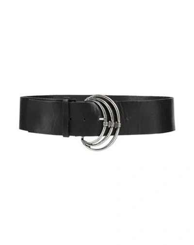 Jijil Woman Belt Black Size S Leather