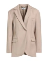 Jijil Woman Blazer Beige Size 8 Polyester, Viscose, Elastane In Neutral