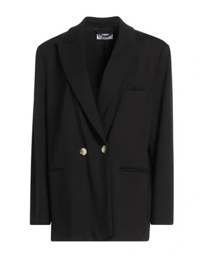 Jijil Woman Blazer Black Size 10 Viscose, Polyamide, Nylon