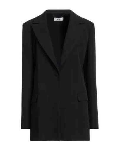Jijil Woman Blazer Black Size 6 Polyester, Elastane
