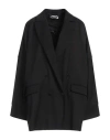 Jijil Woman Blazer Black Size 8 Polyester, Viscose, Elastane