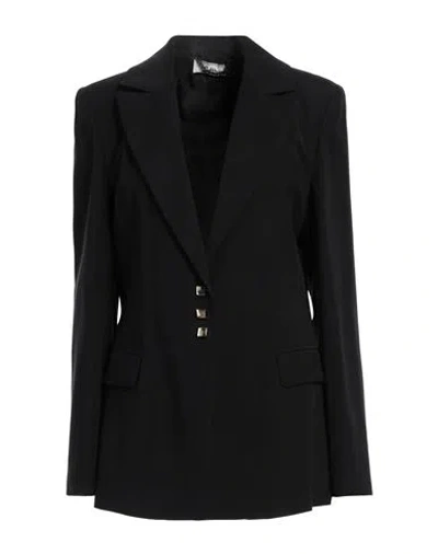 Jijil Woman Blazer Black Size 6 Viscose, Polyamide