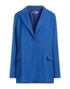 Jijil Woman Blazer Blue Size 8 Polyester, Viscose, Elastane