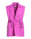 Jijil Woman Blazer Fuchsia Size 10 Polyester In Pink