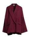 Jijil Woman Blazer Garnet Size 4 Polyester, Viscose, Elastane In Red