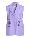 Jijil Woman Blazer Lilac Size 8 Polyester In Purple