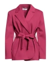 JIJIL JIJIL WOMAN BLAZER MAGENTA SIZE 4 COTTON, POLYESTER