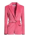Jijil Woman Blazer Magenta Size 6 Polyester, Polyamide, Elastane In Magenta