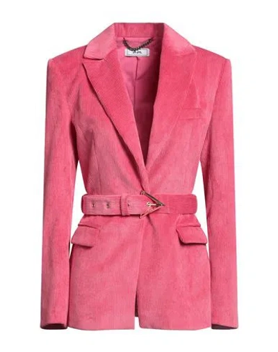 Jijil Woman Blazer Magenta Size 8 Polyester, Polyamide, Elastane