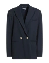 Jijil Woman Blazer Navy Size 12 Viscose, Polyamide, Nylon