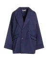 Jijil Woman Blazer Purple Size 6 Polyester, Viscose, Elastane In Blue